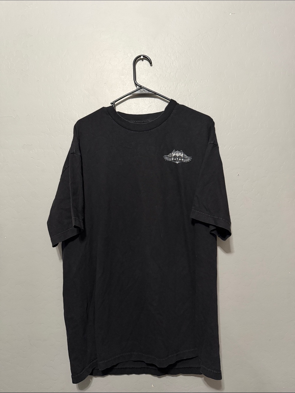 Black Graphic Crewneck T‑Shirt